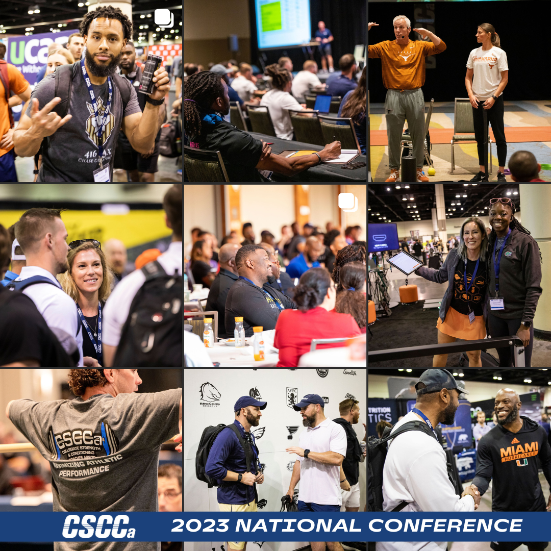CSCCa National Conference 2023 Recap Training & Conditioning